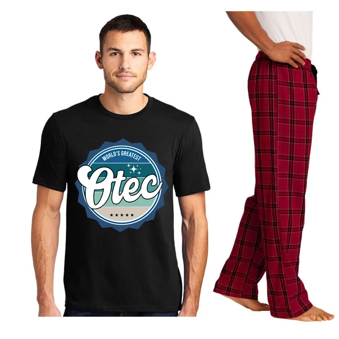 Worlds Greatest Otec Slovak Dad Gift Pajama Set