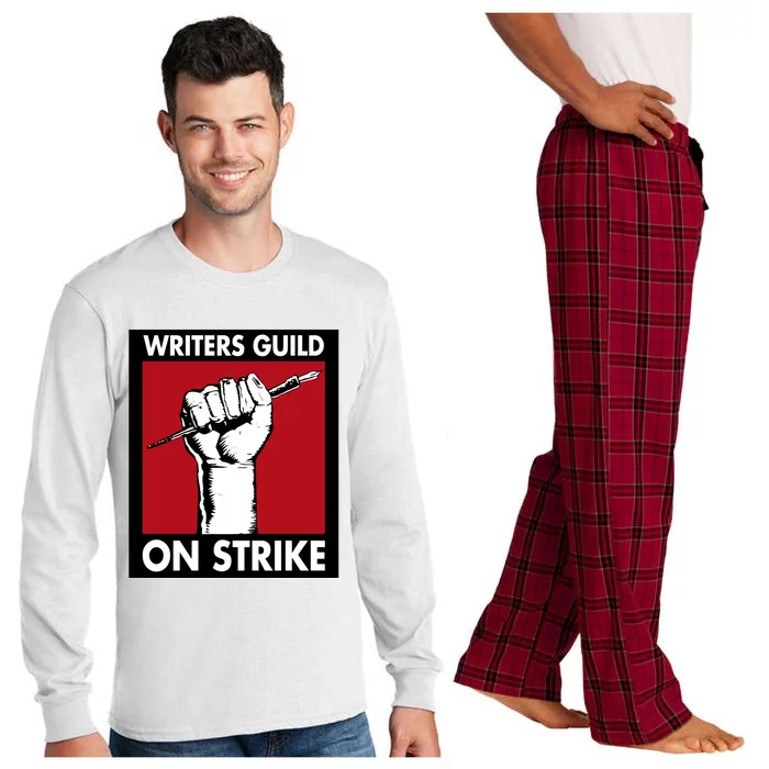 Writers Guild Of America On Strike Long Sleeve Pajama Set