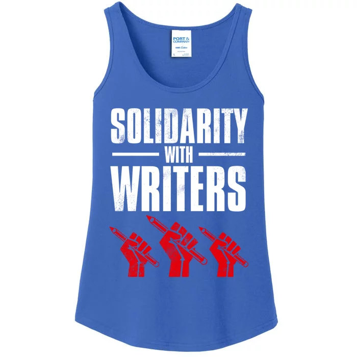 Writers Guild Of America On Strike Ladies Essential Tank