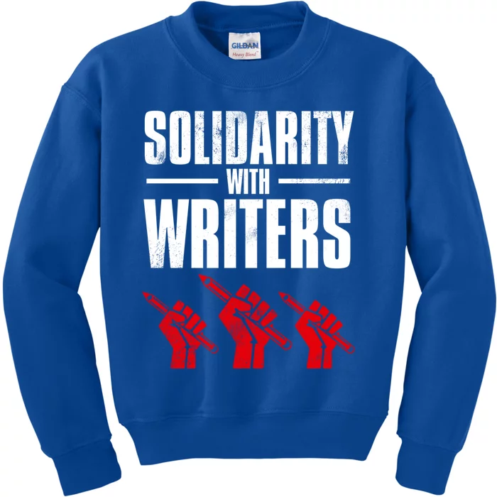 Writers Guild Of America On Strike Kids Sweatshirt