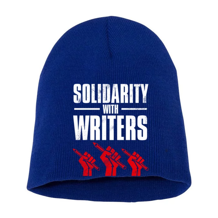 Writers Guild Of America On Strike Short Acrylic Beanie