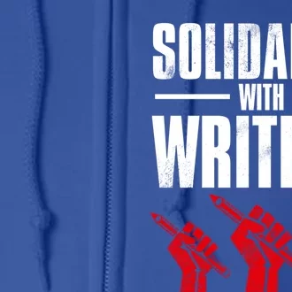 Writers Guild Of America On Strike Full Zip Hoodie