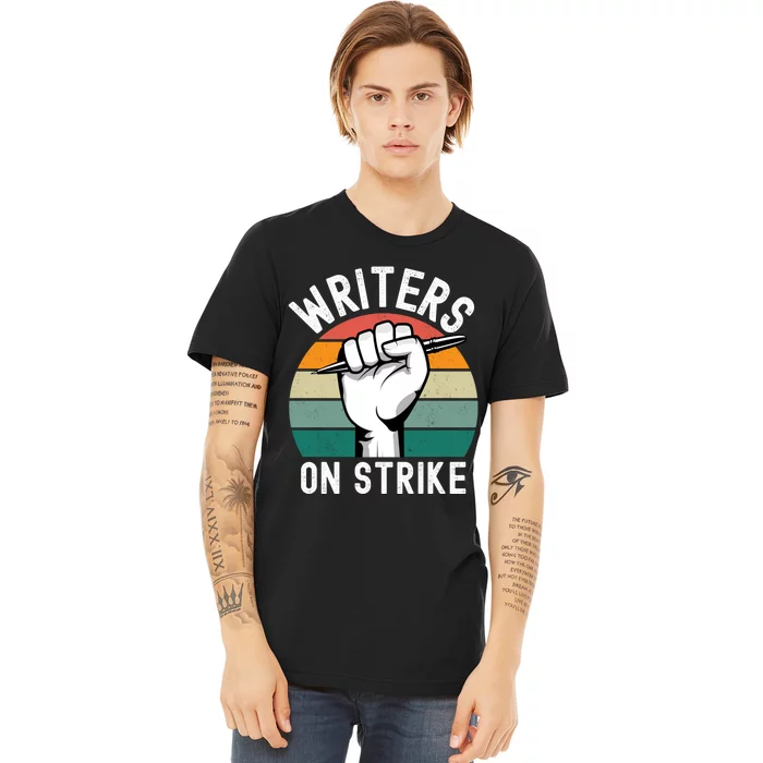 Writers Guild Of America On Strike Premium T-Shirt