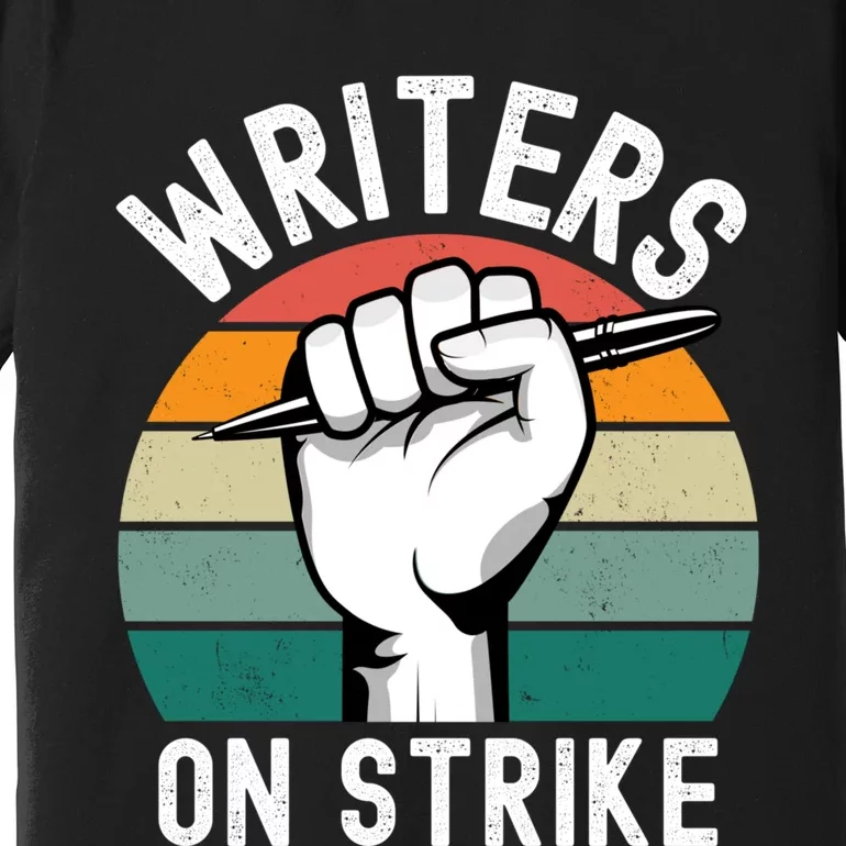 Writers Guild Of America On Strike Premium T-Shirt