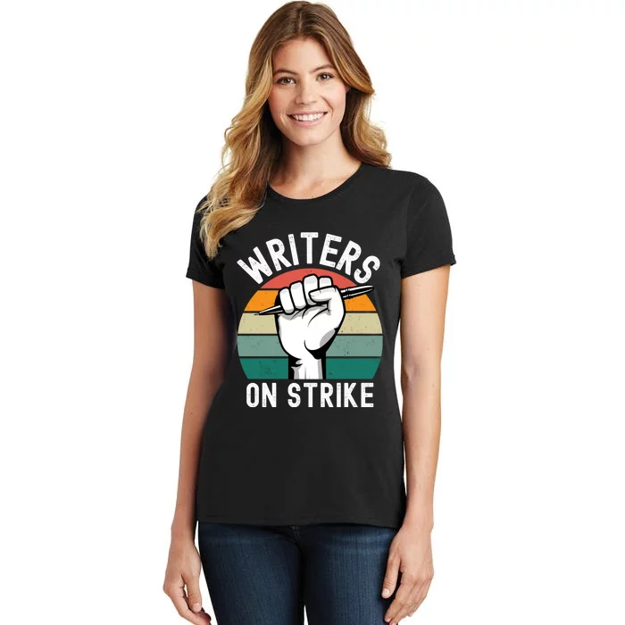 Writers Guild Of America On Strike Women's T-Shirt