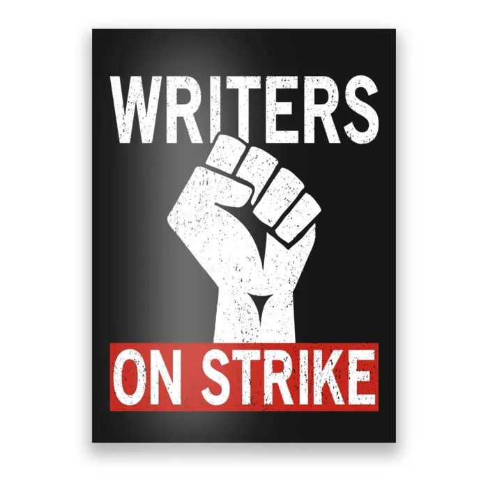 Writers Guild Of America On Strike Anti AI Chatbots WGA Poster