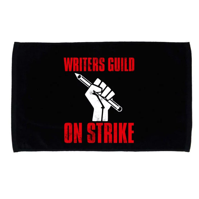 Writers Guild Of America On Strike Microfiber Hand Towel