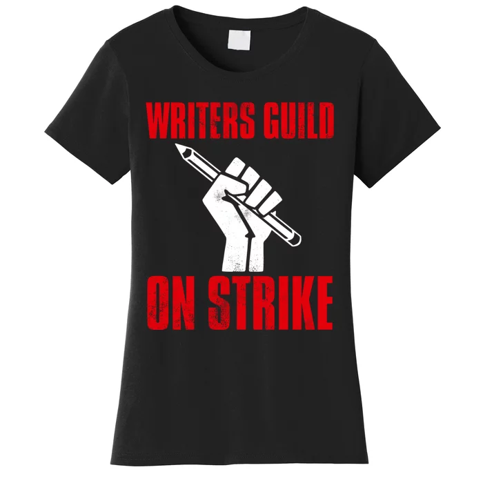 Writers Guild Of America On Strike Women's T-Shirt