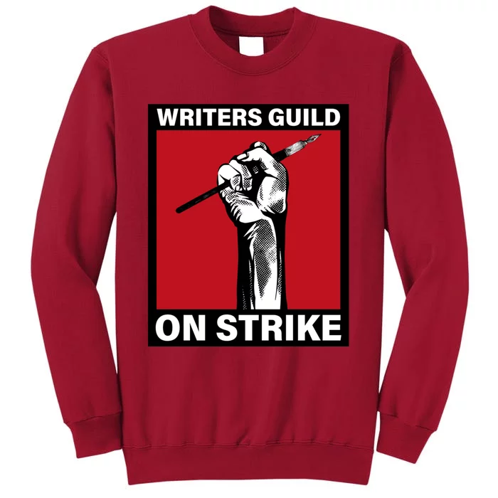 Writers Guild Of America On Strike Anti AI Chatbots WGA Tall Sweatshirt