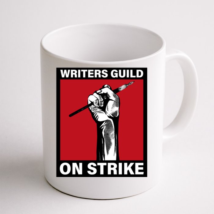 Writers Guild Of America On Strike Anti AI Chatbots WGA Front & Back Coffee Mug