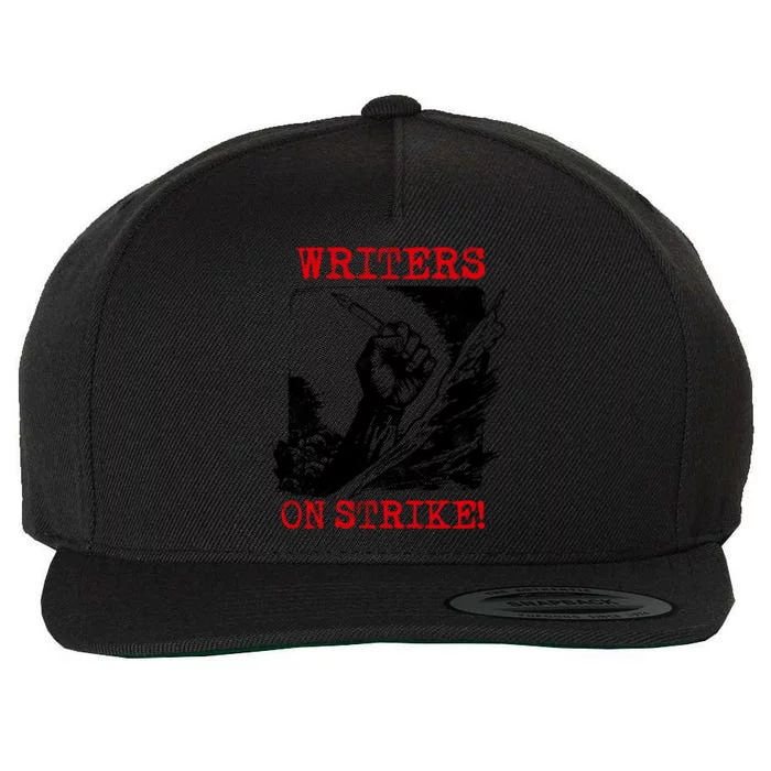 Writers Guild Of America On Strike Wool Snapback Cap