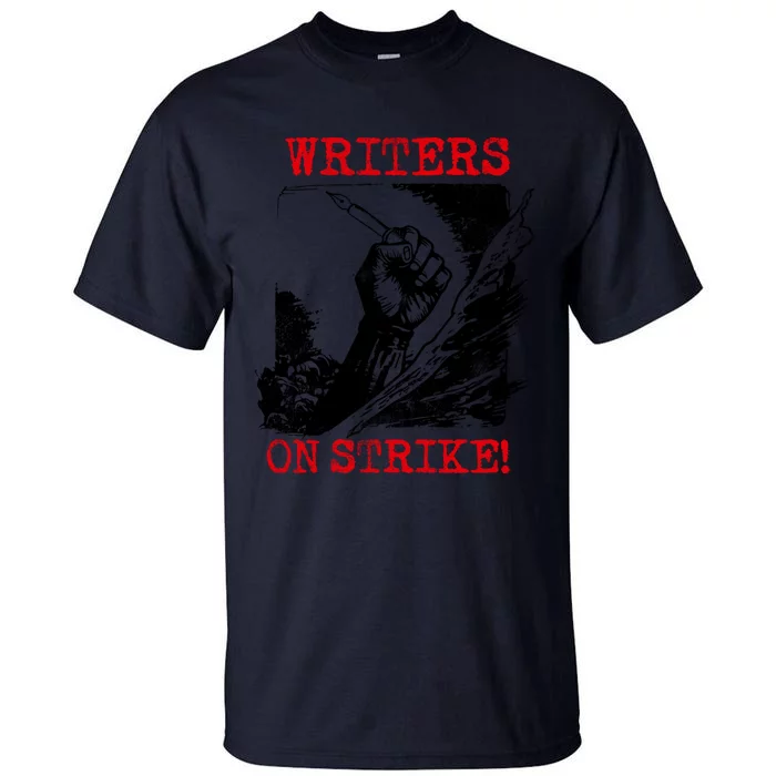 Writers Guild Of America On Strike Tall T-Shirt