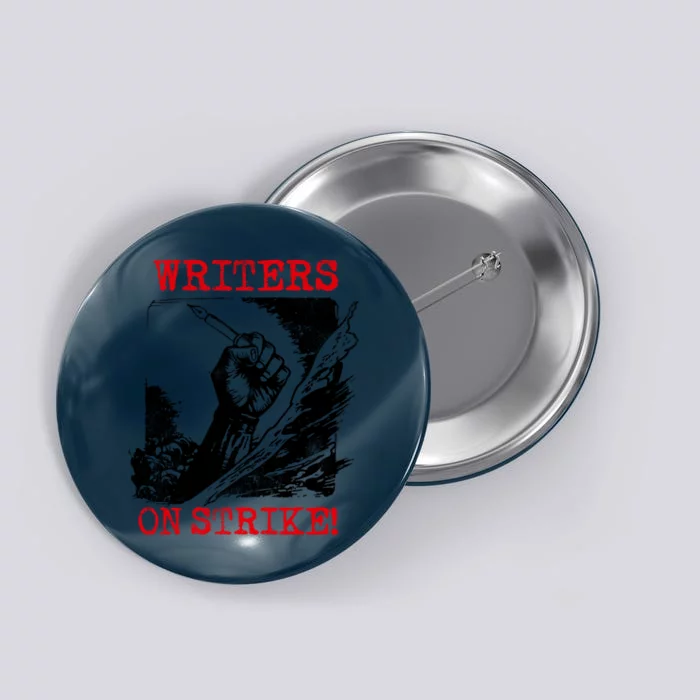 Writers Guild Of America On Strike Button