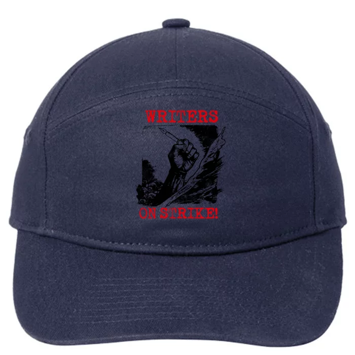 Writers Guild Of America On Strike 7-Panel Snapback Hat