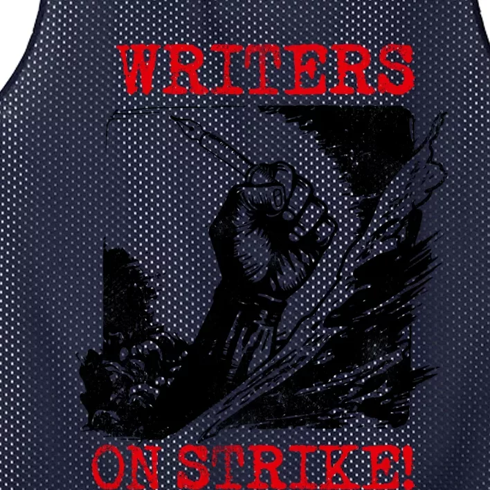 Writers Guild Of America On Strike Mesh Reversible Basketball Jersey Tank