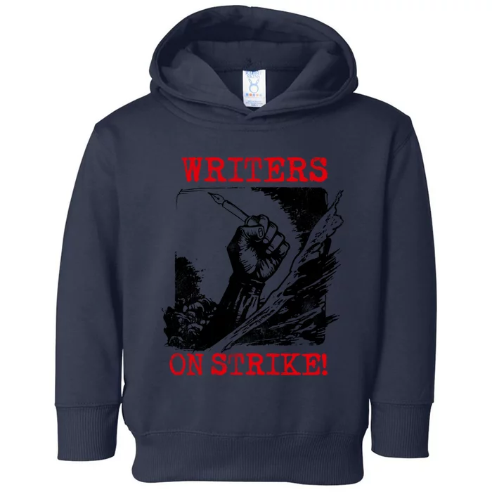 Writers Guild Of America On Strike Toddler Hoodie