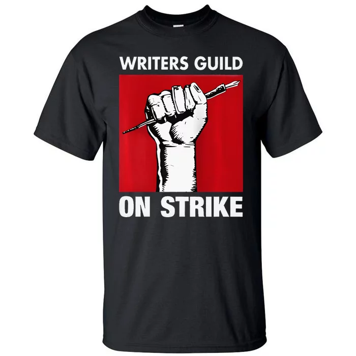 Writers Guild Of America On Strike Anti AI Chatbots WGA Tall T-Shirt