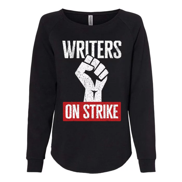 Writers Guild Of America On Strike Anti AI Chatbots WGA Womens California Wash Sweatshirt