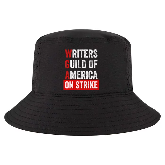 Writers Guild Of America On Strike WGA On Strike Anti Ai Cool Comfort Performance Bucket Hat