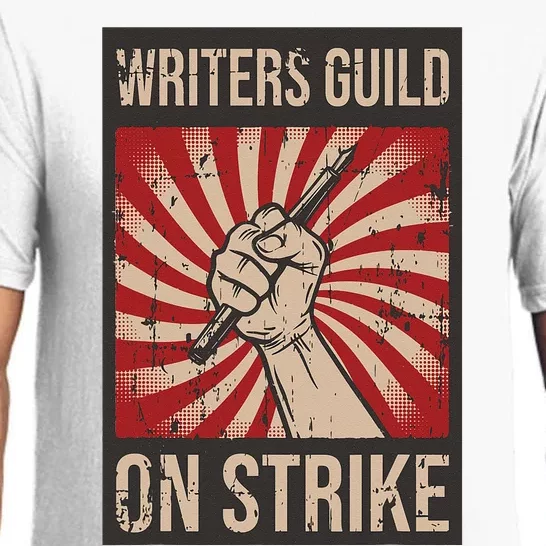 Writers Guild Of America On Strike Anti Ai Chatbots WGA Pajama Set