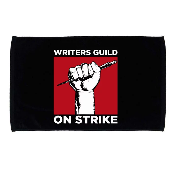 Writers Guild Of America On Strike Microfiber Hand Towel