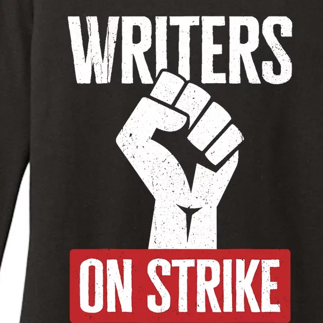 Writers Guild Of America On Strike Anti AI Chatbots WGA Womens CVC Long Sleeve Shirt