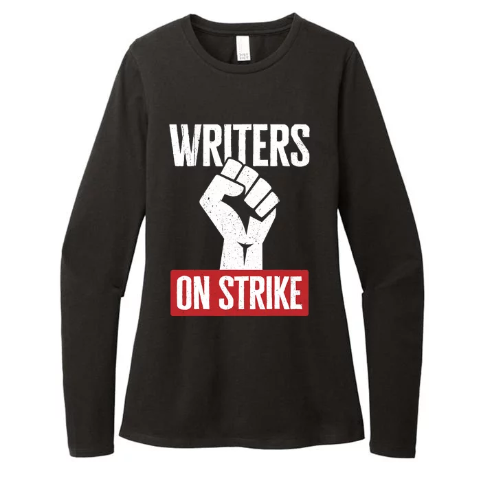 Writers Guild Of America On Strike Anti AI Chatbots WGA Womens CVC Long Sleeve Shirt