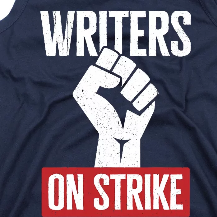 Writers Guild Of America On Strike Anti AI Chatbots WGA Tank Top