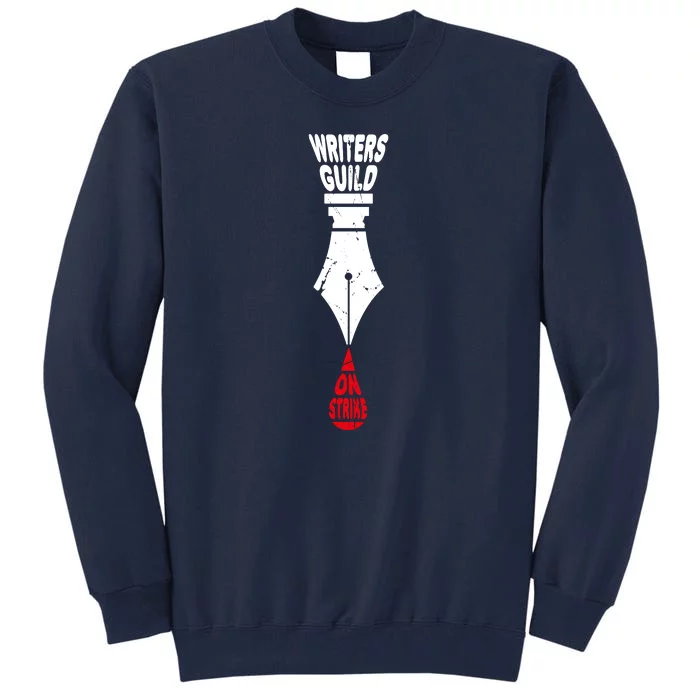 Writers Guild Of America On Strike Anti AI Chatbots WGA Tall Sweatshirt