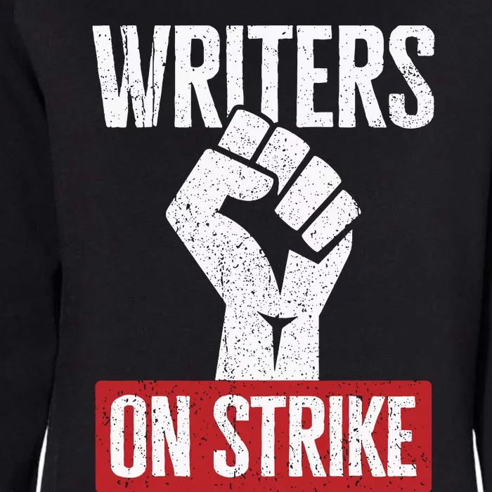 Writers Guild Of America On Strike Anti AI Chatbots WGA Womens California Wash Sweatshirt