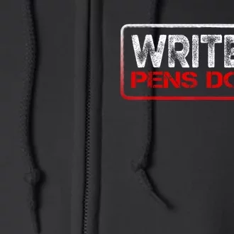 Writers Guild Of America On Strike Writers Pens Down WGA Full Zip Hoodie