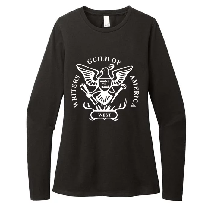 Writers Guild Of America Womens CVC Long Sleeve Shirt