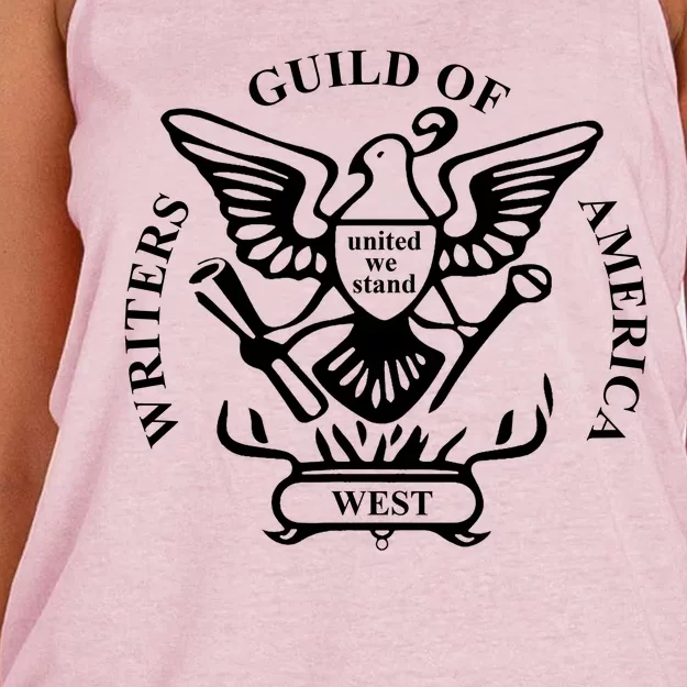 Writers Guild Of America Women's Knotted Racerback Tank