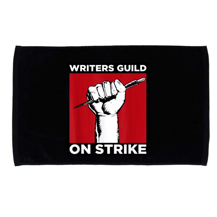 Writers Guild Of America On Strike Microfiber Hand Towel