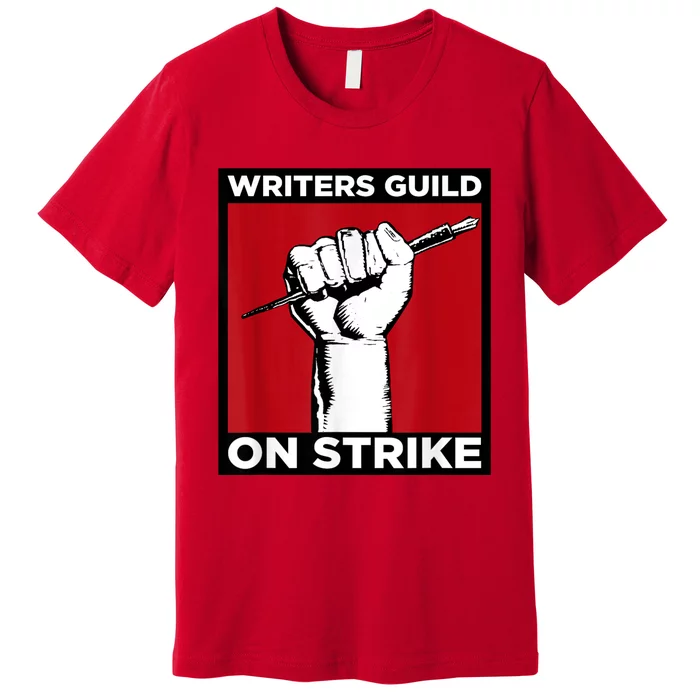 Writers Guild Of America On Strike Premium T-Shirt