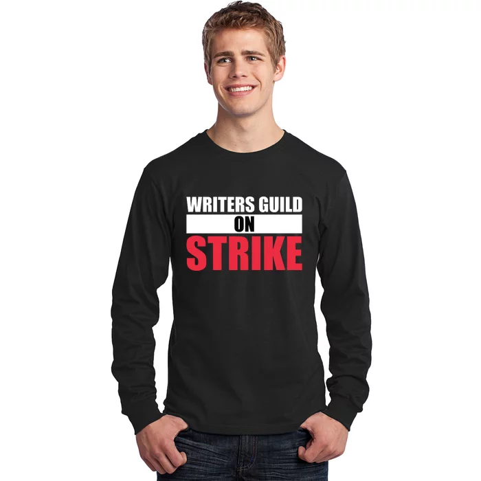 Writers Guild On Strike WGA Strike Anti AI Long Sleeve Shirt