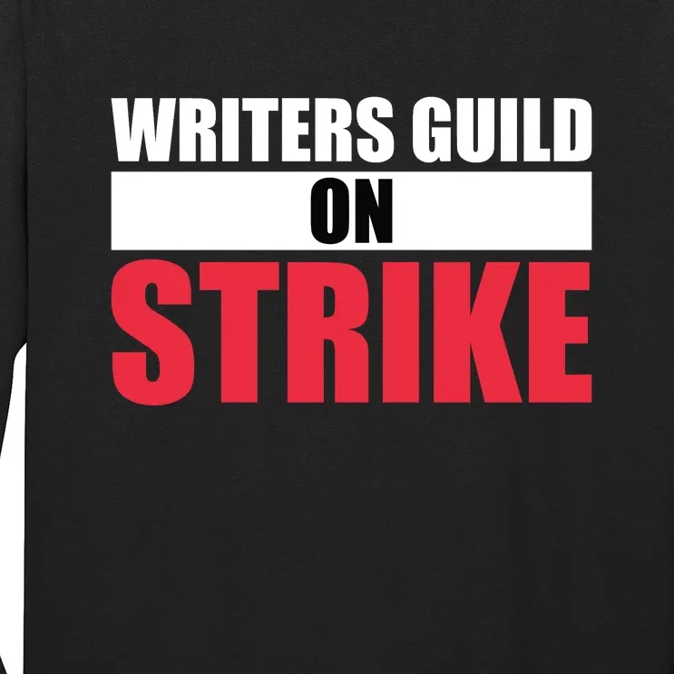 Writers Guild On Strike WGA Strike Anti AI Long Sleeve Shirt