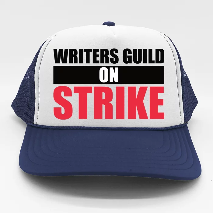 Writers Guild On Strike WGA Strike Anti AI Trucker Hat