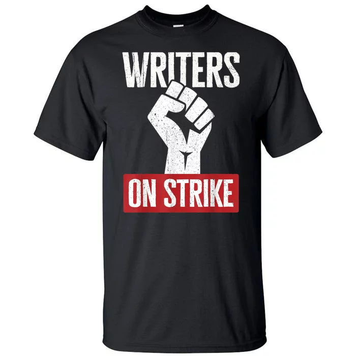 WGA Writers Guild Of America On Strike Tall T-Shirt