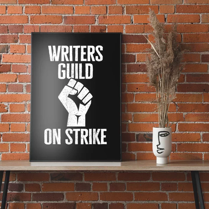 WGA Writers Guild Of America On Strike Poster