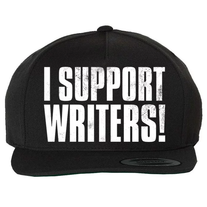 WGA Writers Guild Of America On Strike Wool Snapback Cap