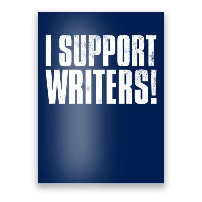 WGA Writers Guild Of America On Strike Poster