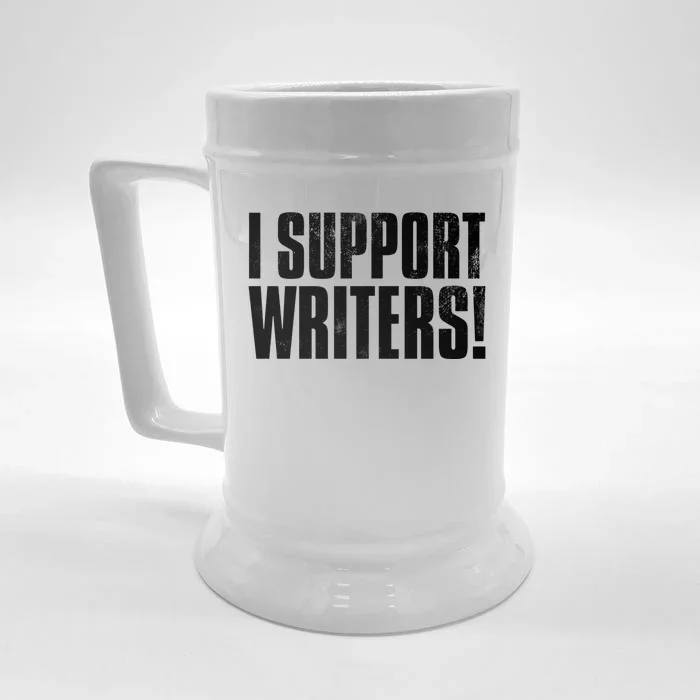 WGA Writers Guild Of America On Strike Front & Back Beer Stein