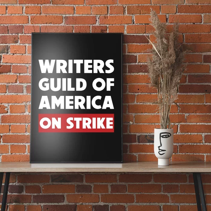 Writers Guild Of America On Strike Poster