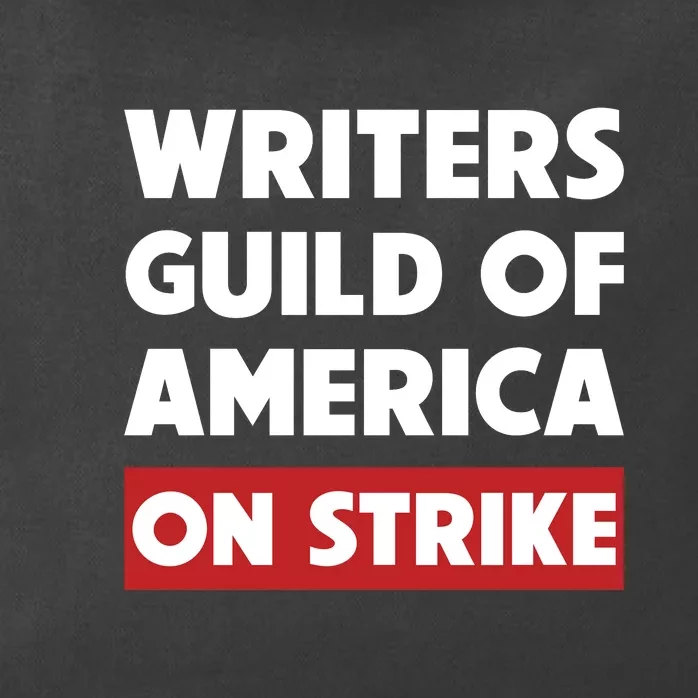 Writers Guild Of America On Strike Zip Tote Bag