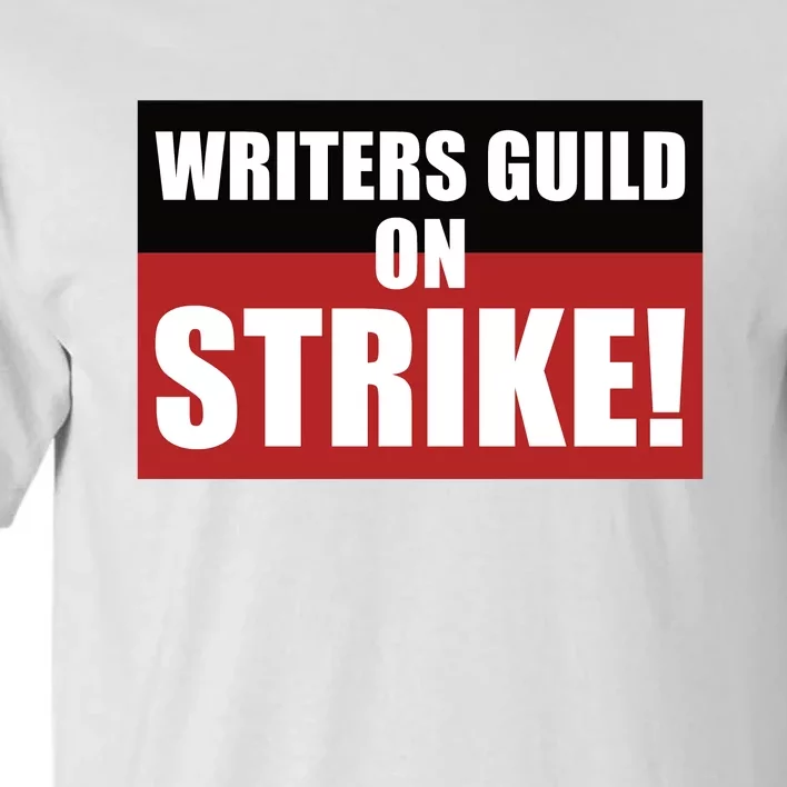 Writers Guild On Strike WGA Strike Anti AI Tall T-Shirt