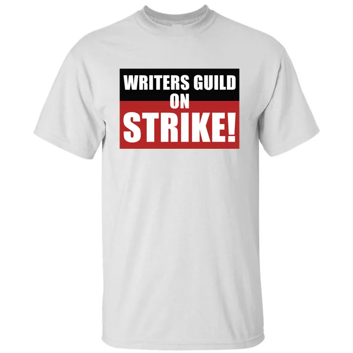 Writers Guild On Strike WGA Strike Anti AI Tall T-Shirt