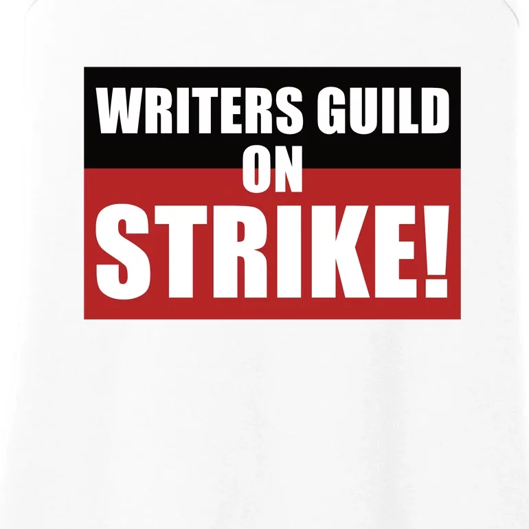 Writers Guild On Strike WGA Strike Anti AI Ladies Essential Tank