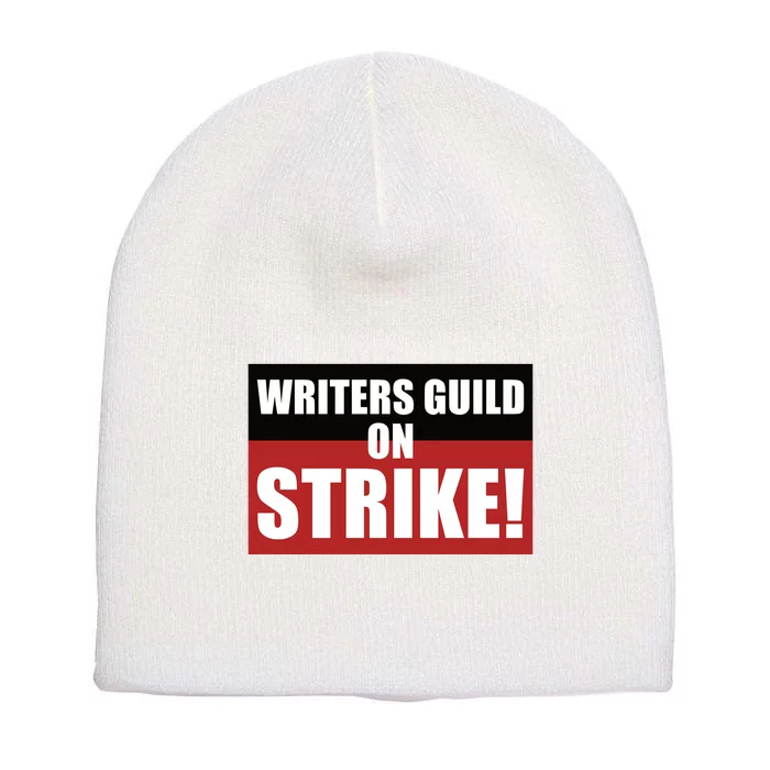 Writers Guild On Strike WGA Strike Anti AI Short Acrylic Beanie