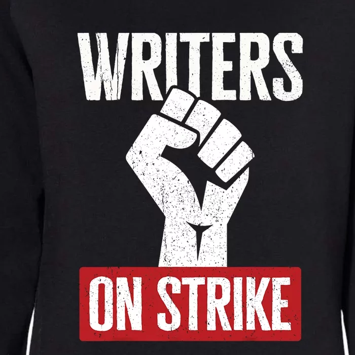 Writers Guild Of America On Strike Anti AI Chatbots WGA Womens California Wash Sweatshirt